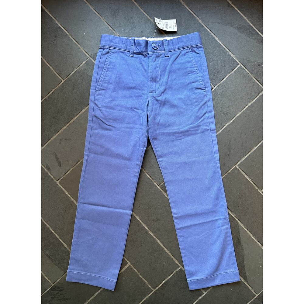 NWT Crewcuts Blue Slim Chino size 6